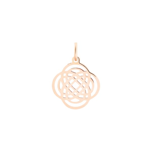 Ginette NY Mini purity charm pendant in rose gold 