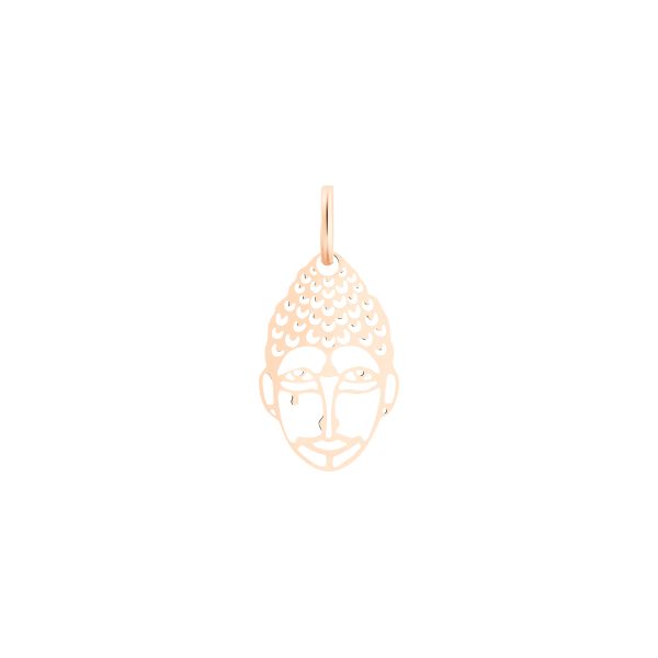 Ginette NY Mini Buddha charm pendant in rose gold