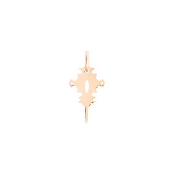 Ginette NY Mini Tanger charm pendant in rose gold