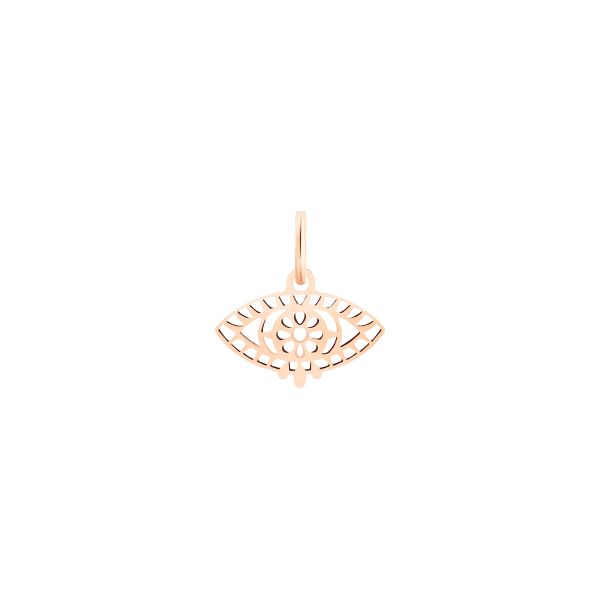 Ginette NY Mini ajna charm pendant in rose gold