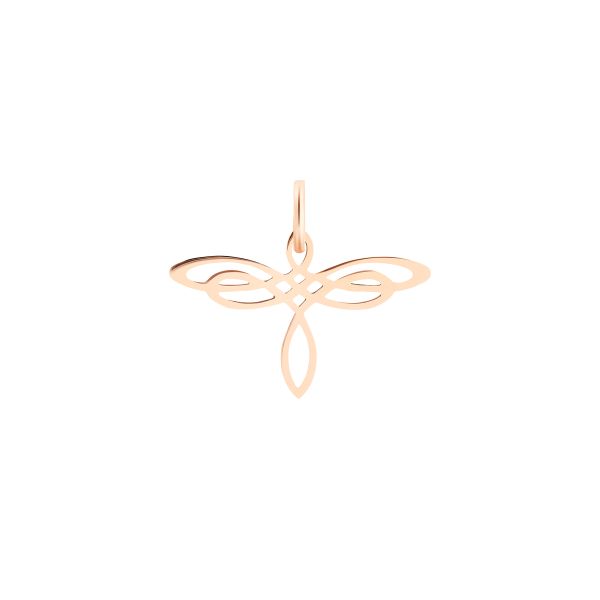 Ginette NY Mini dragonfly charm in rose gold