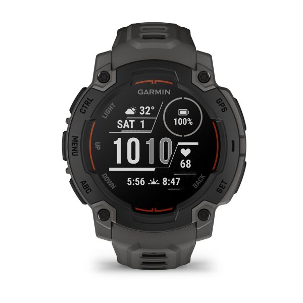 Garmin Instinct E Watch Charcoal Gray Strap 45mm