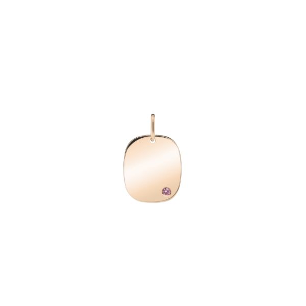 Colette Coussin Rose Medal in Rose Gold and Pink Sapphire