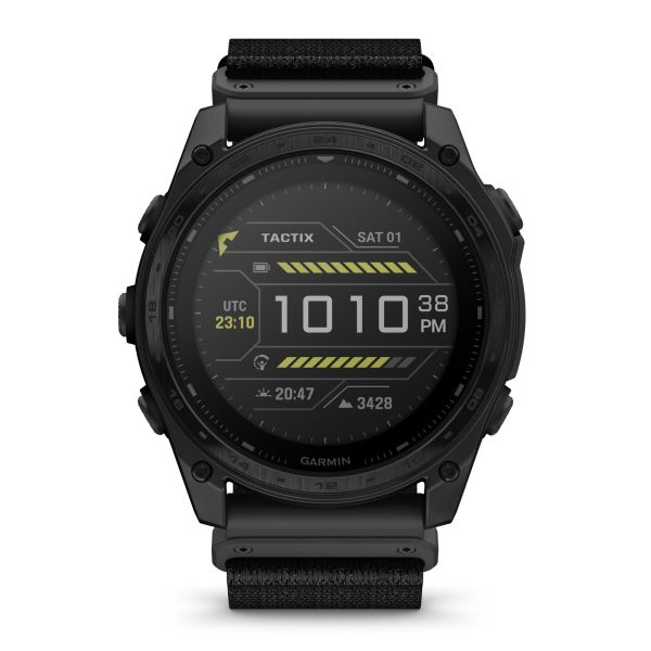 Montre Garmin Tactix 8 Solar bracelets nylon et silicone 51 mm - Avec calculateur Applied Ballistics Ultralight