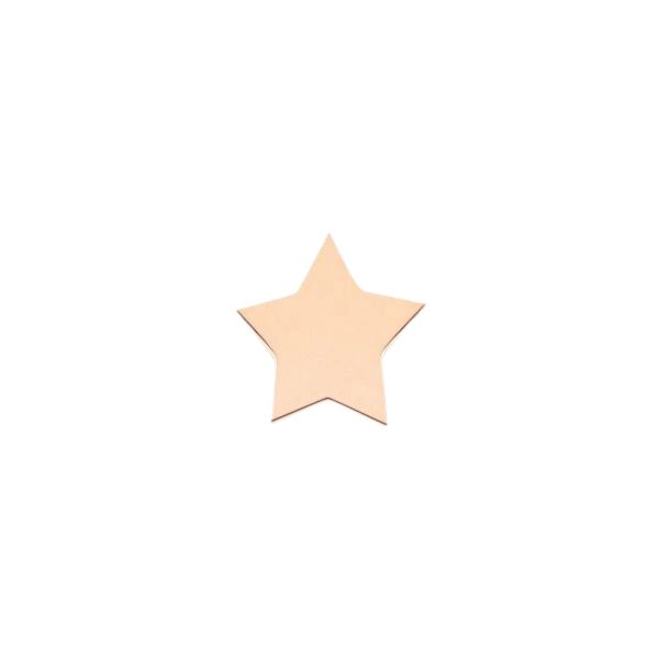 Earring Ginette NY solo milky way star stud in rose gold 