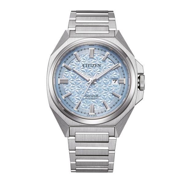 Citizen Serie 8 831 "The Seasons SUMMER" automatic ice blue dial steel bracelet 40 mm