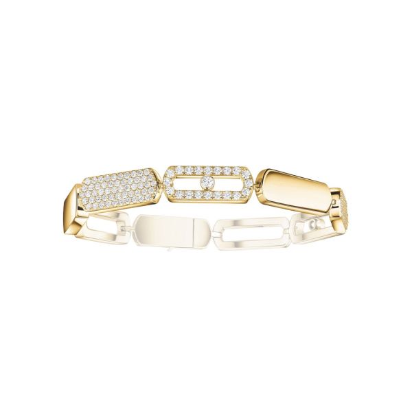 Bracelet Messika Move Imperial en or jaune et diamants