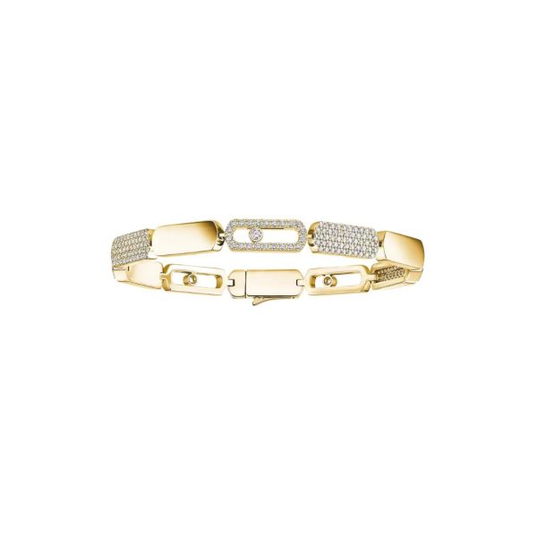 Messika Move Imperial PM bracelet in yellow gold and diamonds