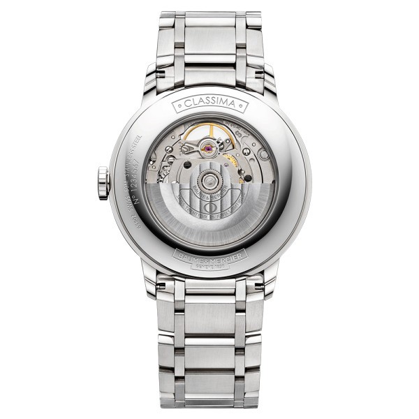 Baume et Mercier Classima automatique c ur ouvert acier 10275 Lepage