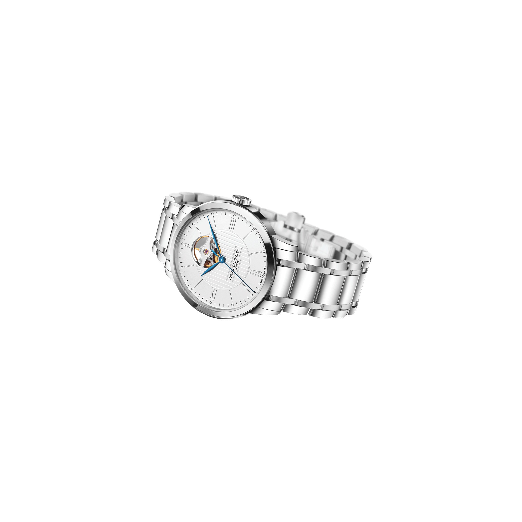 Baume et Mercier Classima automatique c ur ouvert acier 10275 Lepage